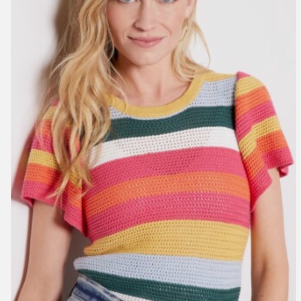 Evereve Haven Flutter Sleeve Top
